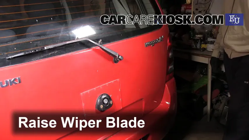 2003 Suzuki Wagon R 1.3L 4 Cyl. Windshield Wiper Blade (Rear) Replace Wiper Blade